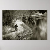 De lange en winde Weg Poster (Voorkant)