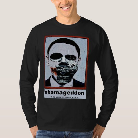 De lange hoes van Obamageddon T-shirt (Voorkant)