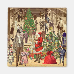 De lange lijst van de kerstman magneet