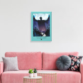 De lange nacht komt eraan canvas afdruk (Insitu (Woonkamer))