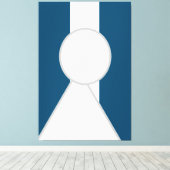 "De lange wachttijd" Canvas Afdruk (Insitu (Houten vloer))