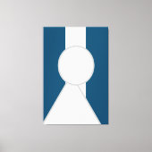 "De lange wachttijd" Canvas Afdruk (Voorkant)