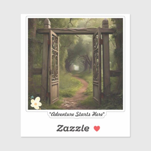 "De lange weg" Sticker (Vel)