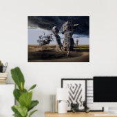 De Langoliers of de onvermijdelijke Entropie, in e Poster (Thuiskantoor)