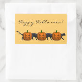 De langste kat ter wereld rechthoekige sticker (Tas)