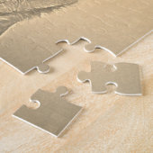 De langues puzzle de sépia de chiwawa (Côté)