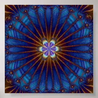 De langwerpdruk poster