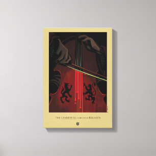 De lannisters sturen hun respect canvas afdruk