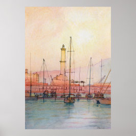 De lantaarn van Genua Poster