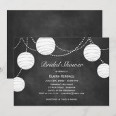 De Lantaarns van de partij op de Uitnodiging van d (Voorkant / Achterkant)