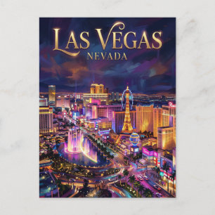 De Las Vegas Strip VS Briefkaart