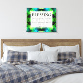 DE LATERBLOEK U | Nummers 6:24-26 BLOEDING Canvas Afdruk (Insitu (Slaapkamer))