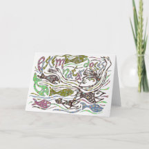 De Latijnse vissen van het citaatonderwijs om te