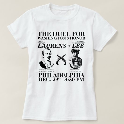 De Laurens-Lee Duel T-shirt (Design voorkant)