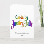 De L'Autre Côté De Miles Carte Thanksgiving Orchid (Dos)