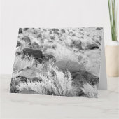 De Lava van het basalt schommelt de Zwart-witte Kaart (Voorkant)