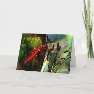 De lavendelcollage van Dragonly Kaart