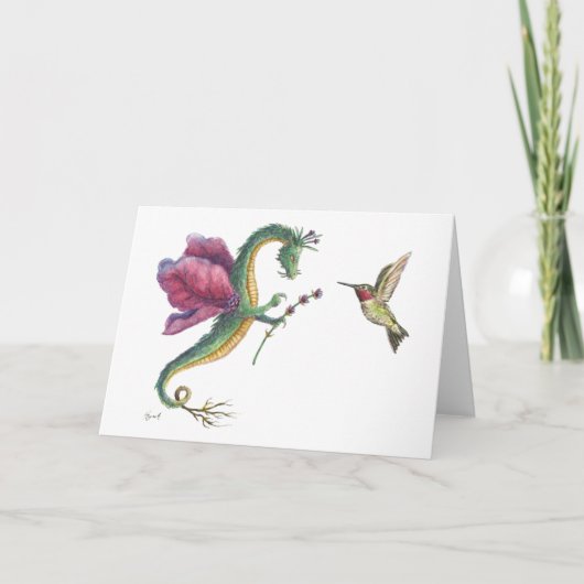 De lavendeldraak kaart (Voorkant)