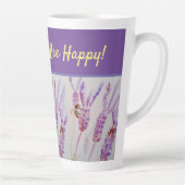 De lavenderventilator maakt zich geen zorgen over latte mok (Rechts)