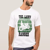 De Lawn Ranger Grappig gazon maaien Unisex T-shirt (Voorkant)