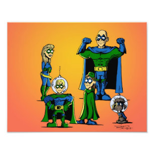 de Lawreys: Mito Warriors Foto Afdruk