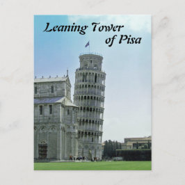 De Leaning Tower van Pisa Briefkaart