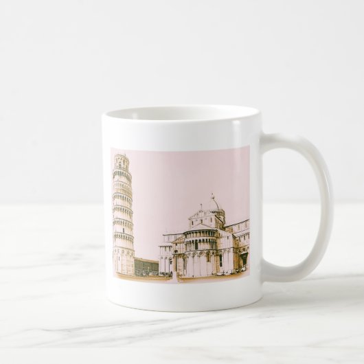 De Leaning Tower van Pisa, , mok (Rechts)