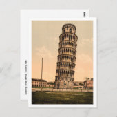 De Leaning Tower van Pisa, Toscane, Italië Briefkaart (Voorkant / Achterkant)