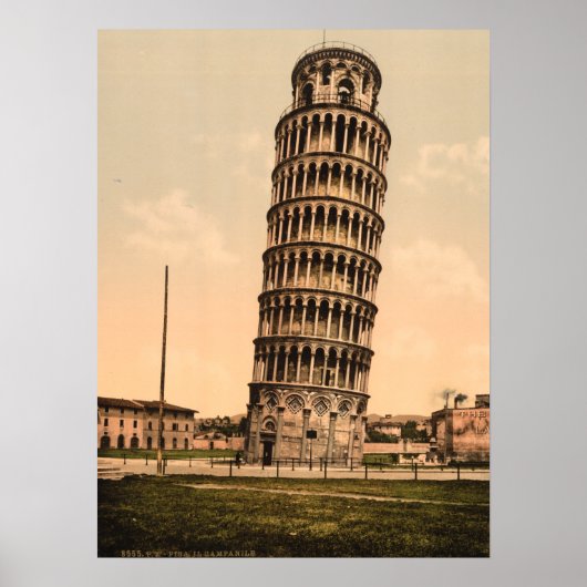 De Leaning Tower van Pisa, Toscane, Italië Poster (Voorkant)