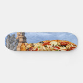 De Leaning Tower van Pizza (Pisa) Skateboard (Horizontaal)