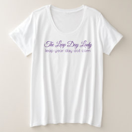 De Leap Day Lady Grote Maat T-shirt
