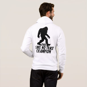 De Leave No Trace Kampioen Grappige Bigfoot Hoodie