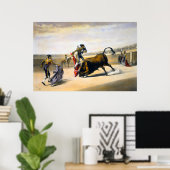 De leder- of Salta Tras Cuernos Poster (Thuiskantoor)