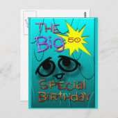 De leeftijd aanpassen briefkaart (Voorkant / Achterkant)