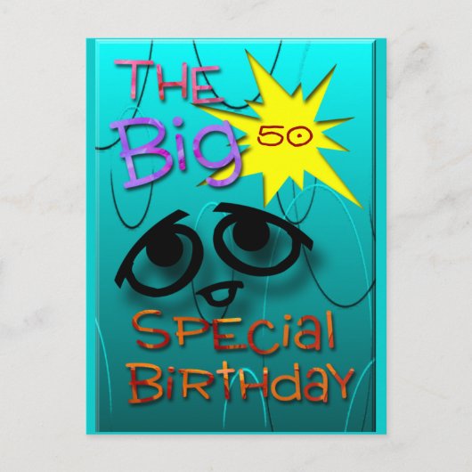 De leeftijd aanpassen briefkaart (Voorkant)