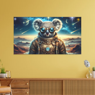 DE LEEFTIJD VAN STEEL-KOALA 4 CANVAS AFDRUK