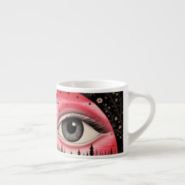 De leerling van het bos espresso kop