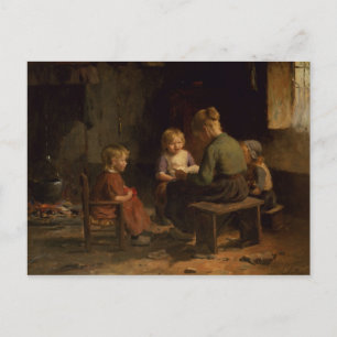 De leesles briefkaart