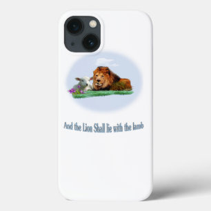 De leeuw en de lamskunst iPhone 13 hoesje