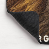 De leeuw - geef nooit op muismat (Hoek)