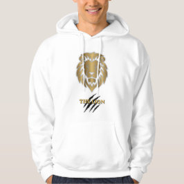 De Leeuw Goud & Zwarte Grafische Hoodie