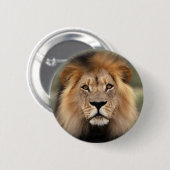 De leeuw ronde button 5,7 cm (Voorkant /achterkant)