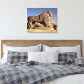 De leeuw van Babylon Canvas Afdruk (Insitu (Slaapkamer))