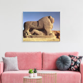 De leeuw van Babylon Canvas Afdruk (Insitu (Woonkamer))