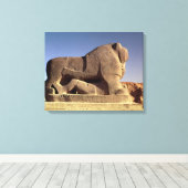 De leeuw van Babylon Canvas Afdruk (Insitu (Houten vloer))