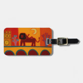 De leeuw van de Fulham Broadway 2008 Bagagelabel (Voorkant horizontaal)