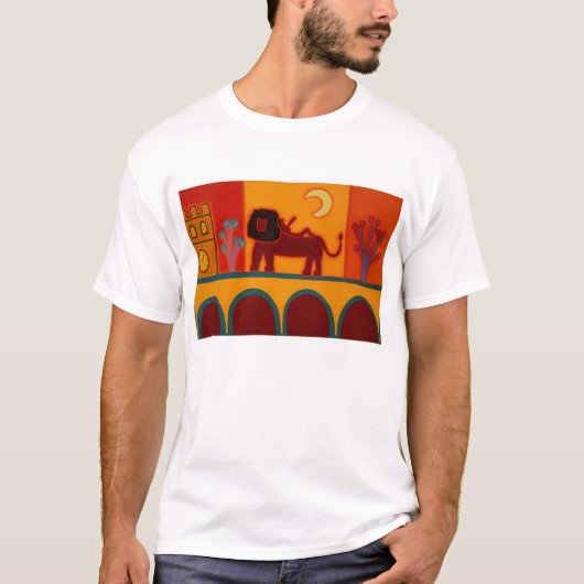 De leeuw van de Fulham Broadway 2008 T-shirt (Voorkant)