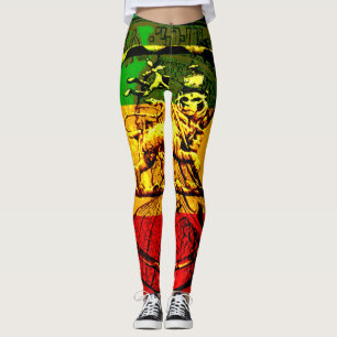 De Leeuw van de Leggings van Rasta van Ontwerp