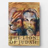 De leeuw van het Judah-Afbeelding Fotoplaat (voorkant)
