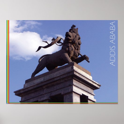 De Leeuw van Judah, Addis Abeba - Ethiopië Poster (Voorkant)